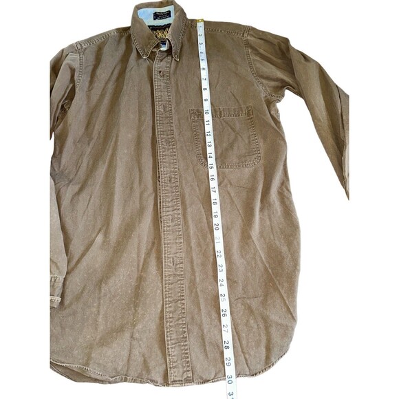 Vintage Chaps Ralph Lauren Button Up Denim Jean Shirt Mens 14 1/2 32-33 (B15) - Picture 3 of 5